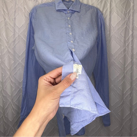 Peter Elliot linen shirt M - Picture 6 of 8